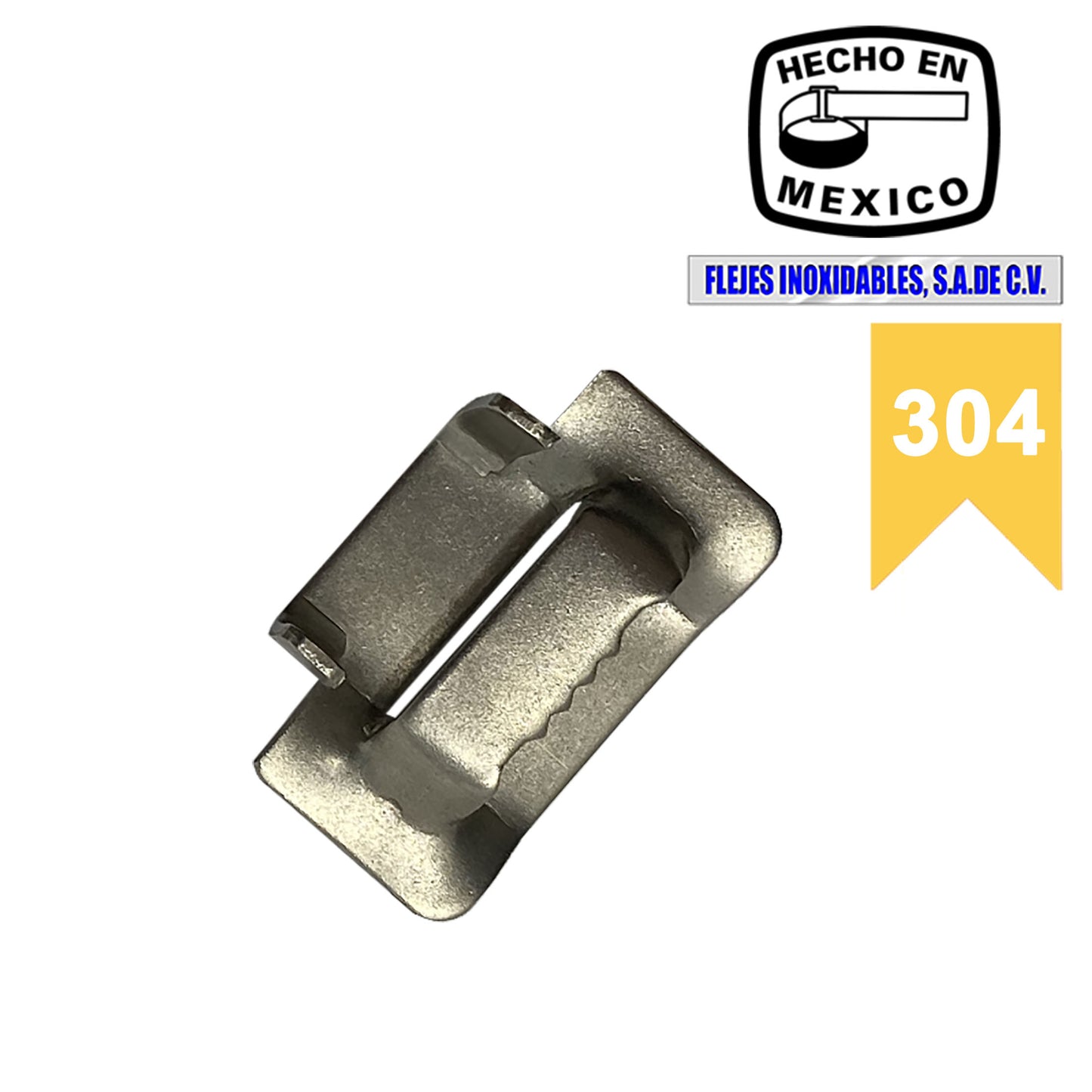 Hebilla Finoxsa 3/4" inoxidable 304